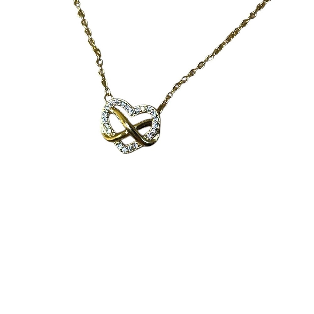 NIP Pandora Sparkling Infinity Heart Collier Necklace. Retail $175.00